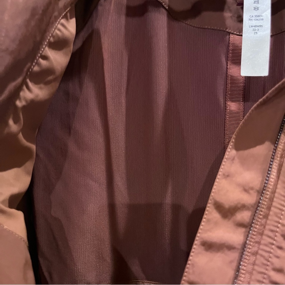 lululemon athletica Always Effortless Jacket Roasted Brown Size 6 - Picture 7 of 9